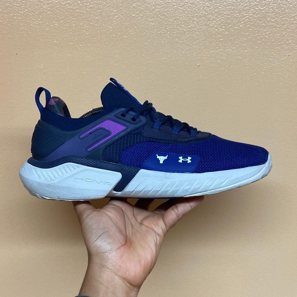Under Armour Project Rock Disrupt “Bauhaus Blue” Size 12 - Picture 4 of 16